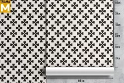 Carta da Parati Geometrica Vintage