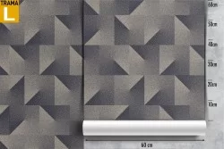 Modern geometric wallpaper decoration.