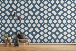 Modern geometric wallpaper decoration.
