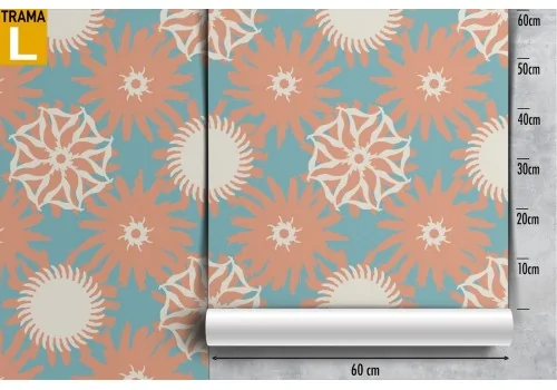 Carta da Parati decorazione geometrica pattern moderno. 2