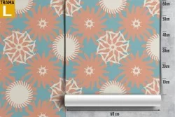 Geometric pattern modern wallpaper decoration.