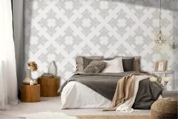Geometric decoration vintage pattern wallpaper.