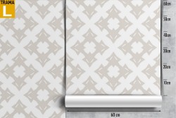 Geometric decoration vintage pattern wallpaper.