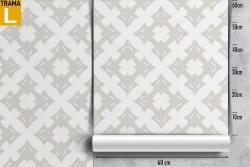 Geometric decoration vintage pattern wallpaper.