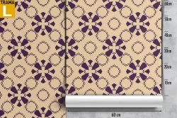 Carta da Parati decorazione geometrica pattern vintage.