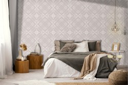 Geometric decoration vintage pattern wallpaper.