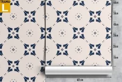 Carta da Parati decorazione geometrica vintage pattern.