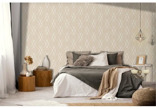 Vintage geometric pattern wallpaper decoration.