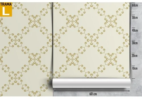 Vintage geometric pattern wallpaper decoration. 2