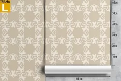 Carta da Parati decorazione geometrica vintage pattern.