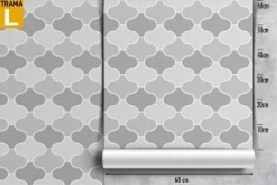 Carta da Parati decorazione geometrica vintage.