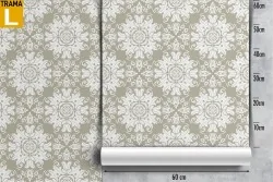 Vintage geometric wallpaper decoration.