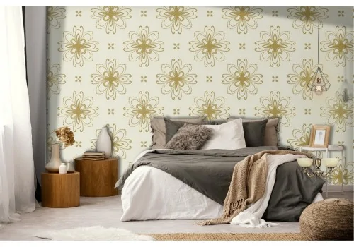 Vintage geometric wallpaper decoration.611