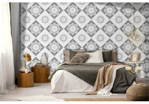 Vintage geometric wallpaper decoration.613