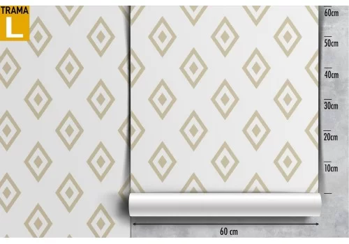 Carta da Parati decorazione geometrica vintage. 2