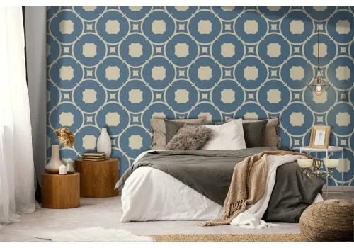 Vintage geometric wallpaper decoration.615