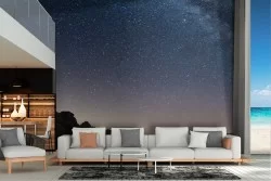 Carta da Parati cielo notturno stelle e via lattea
