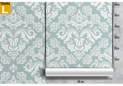 Vintage damask wallpaper decoration. 2