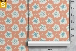 Carta da Parati Design e Stili Flora e Fauna Astratta Fiori Natura Moderna