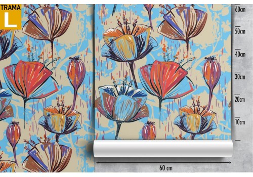 Abstract flowers nature modern design wallpaper. 2