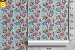 Wallpaper Design and Styles Abstract Flora and Fauna Flowers Nature