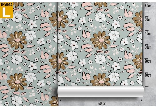 Abstract flowers nature modern design wallpaper. 2