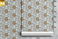 Abstract Wallpaper Flowers Modern Nature