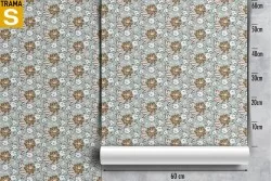 Wallpaper Design and Styles Abstract Flora and Fauna Modern Nature Flowers