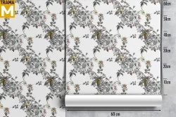 Carta da Parati Fiori Natura Vintage