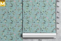 Vintage Nature Flowers Wallpaper