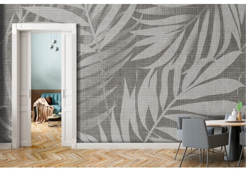 Flora and Fauna Wallpaper Design and Styles Modern Stylized Nature Leaves