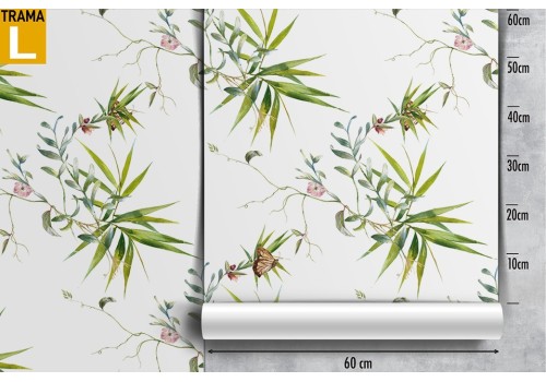 Tropical leaves nature pattern wallpaper. 2