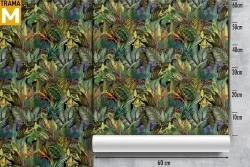 Carta da Parati Foglie Natura Vintage