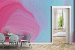 Modern Abstract Wallpaper Stripes and Waves