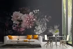 Carta da Parati Fiori Vintage