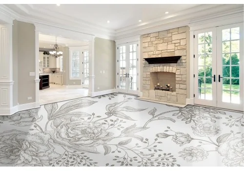 Carta da Parati decorazione fiori vintage 2