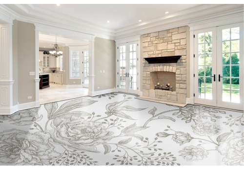 Vintage flower wallpaper decoration 2