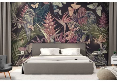 Carta da Parati flora e fauna tropicale natura 2