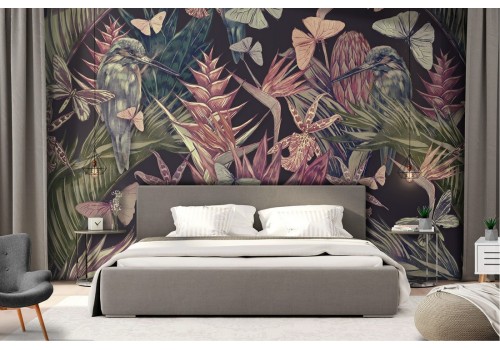 Tropical nature flora and fauna wallpaper 2