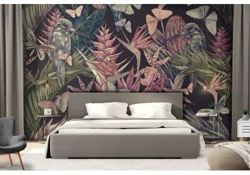 Tropical nature flora and fauna wallpaper 2