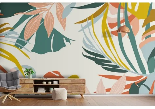 Tropical leaves nature wallpaper 2