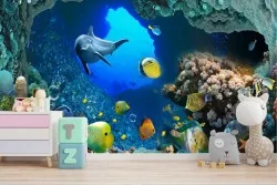 Wallpaper animals Aquatic world