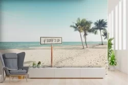 Carta da Parati spiaggia tropicale paesaggio