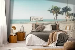 Tropical beach landscape wallpaper