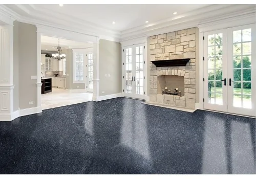 Blue cement surface wallpaper