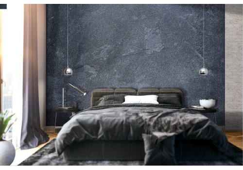 Blue concrete surface wallpaper 2