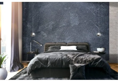 Blue concrete surface wallpaper 2