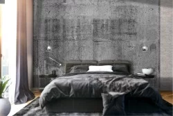 Industrial grey cement surface wallpaper
