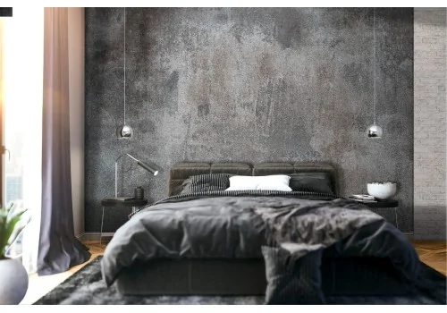 Black cement surface wallpaper 2