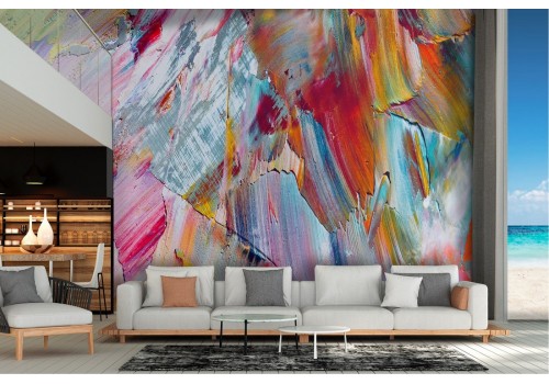 Wallpaper plaster surface abstract colors